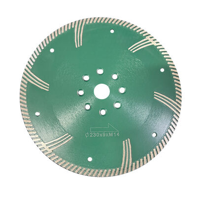 Turbo dysk Diamentowa piła dysk do szlifowania i cięcia marmuru granitu kwarcu